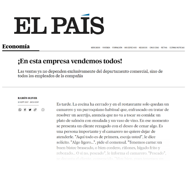 ¡En esta empresa vendemos todos!
