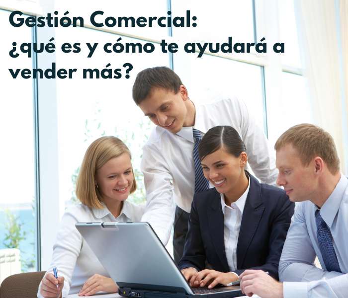 Equipo de ventas reunidos para la gestion comercial